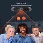 4K Webcam, DEPSTECH DW49 Sony Sensor Autofocus Webcam with Microphone, Privacy Cover and Tripod, Plug and Play USB Computer Web Camera for Pro Streaming/Online Teaching/Video Calling/Zoom/Skype -White