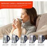 Electric Kettle for Boiling Water, Tea Kettle with 5 Temperature Settings,1.7L Electric Tea Kettle Temperature Control with Auto-Shutoff and Boil-Dry, Stainless Steel, 1100W, KUKT020L