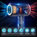 Hair Dryer, 1800W Blow Dryer, Ionic Hair Dryer with Diffuser, Foldable Handle Travel Hair Dryer, Constant Temperature Hair Care Without Damaging Hair