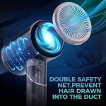 Hair Dryer, 1800W Blow Dryer, Ionic Hair Dryer with Diffuser, Foldable Handle Travel Hair Dryer, Constant Temperature Hair Care Without Damaging Hair