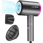 Hair Dryer, 1800W Blow Dryer, Ionic Hair Dryer with Diffuser, Foldable Handle Travel Hair Dryer, Constant Temperature Hair Care Without Damaging Hair