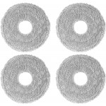 Mop Pads Compatible with L10s Pro Ultra/X30 Ultra/X40 Ultra, Wet Mopping Pads for Mopping Floor (4 PCS)