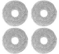 Mop Pads Compatible with L10s Pro Ultra/X30 Ultra/X40 Ultra, Wet Mopping Pads for Mopping Floor (4 PCS)