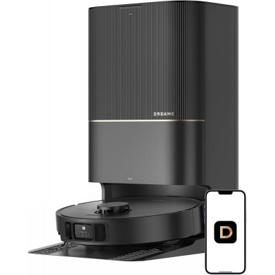 X40 Ultra Robotic Vacuum with Removable & Liftable Mop, 12,000Pa Suction, Side Brush Extensive Cleaning, 158°F Mop & Washboard Self Cleaning, Auto-Empty, Auto Refill, liftable Brushes